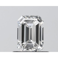 Diament laboratoryjny bezbarwny szlif szmaragdowy, 0.99ct, VVS1, E, IGI LG680563563