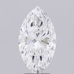 Diament laboratoryjny bezbarwny markiza, 3ct, VVS2, D, IGI LG752531717