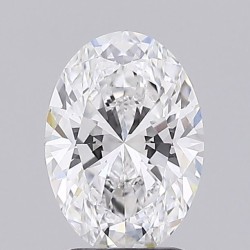 Diament laboratoryjny bezbarwny szlif owalny, 1.51ct, VVS2, D, IGI LG752531686