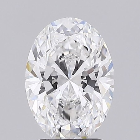 Diament laboratoryjny bezbarwny szlif owalny, 1.51ct, VVS2, D, IGI LG752531686