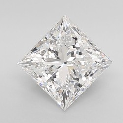 Diament laboratoryjny bezbarwny szlif princess, 3ct, VVS2, E, IGI LG700533550