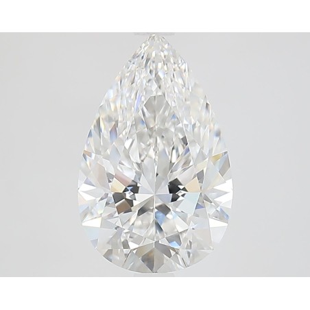 Diament laboratoryjny bezbarwny szlif gruszkowy, 2.66ct, VVS2, E, IGI LG700556923