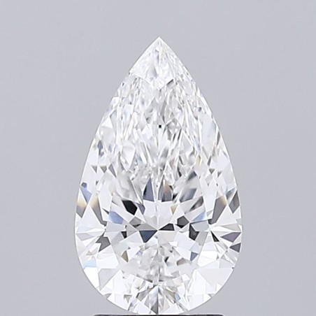 Diament laboratoryjny bezbarwny szlif gruszkowy, 2.05ct, VVS2, E, IGI LG747529335