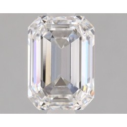Diament laboratoryjny bezbarwny szlif szmaragdowy, 1.03ct, VVS2, E, IGI LG752540204