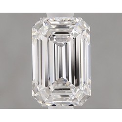 Diament laboratoryjny bezbarwny szlif szmaragdowy, 1.03ct, VVS2, E, IGI LG752540203