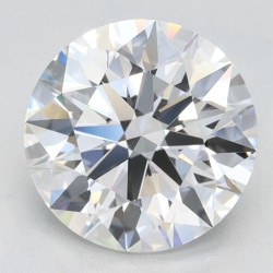 Diament laboratoryjny bezbarwny szlif okrągły, 2.58ct, VVS1, D, GIA 2504527552