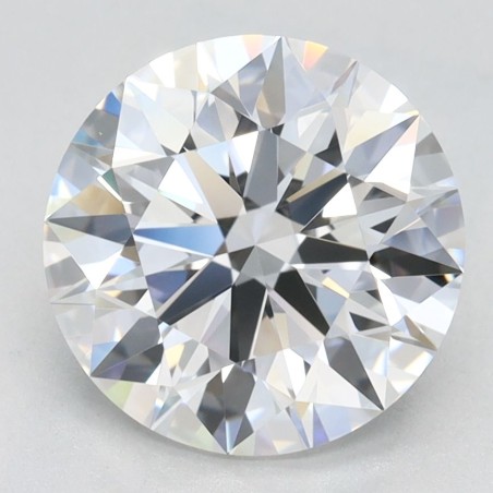 Diament laboratoryjny bezbarwny szlif okrągły, 2.58ct, VVS1, D, GIA 2504527552