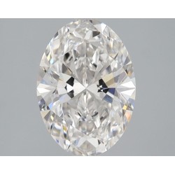 Diament laboratoryjny bezbarwny szlif owalny, 1.58ct, VVS2, F, IGI LG742547855
