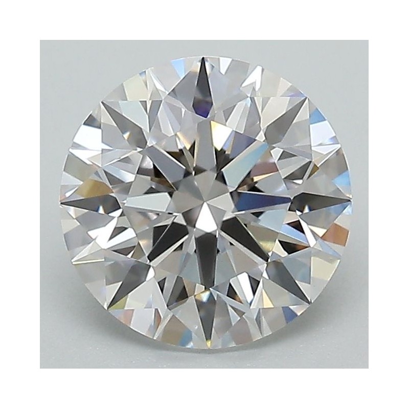 Diament laboratoryjny bezbarwny szlif okrągły, 2ct, VVS1, D, IGI LG750592895