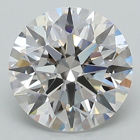 Diament laboratoryjny bezbarwny szlif okrągły, 2ct, VVS1, D, IGI LG750592895