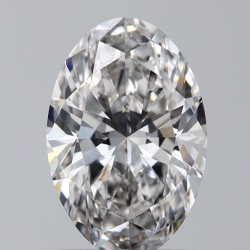 Diament laboratoryjny bezbarwny szlif owalny, 1.55ct, VVS2, F, IGI LG742547977