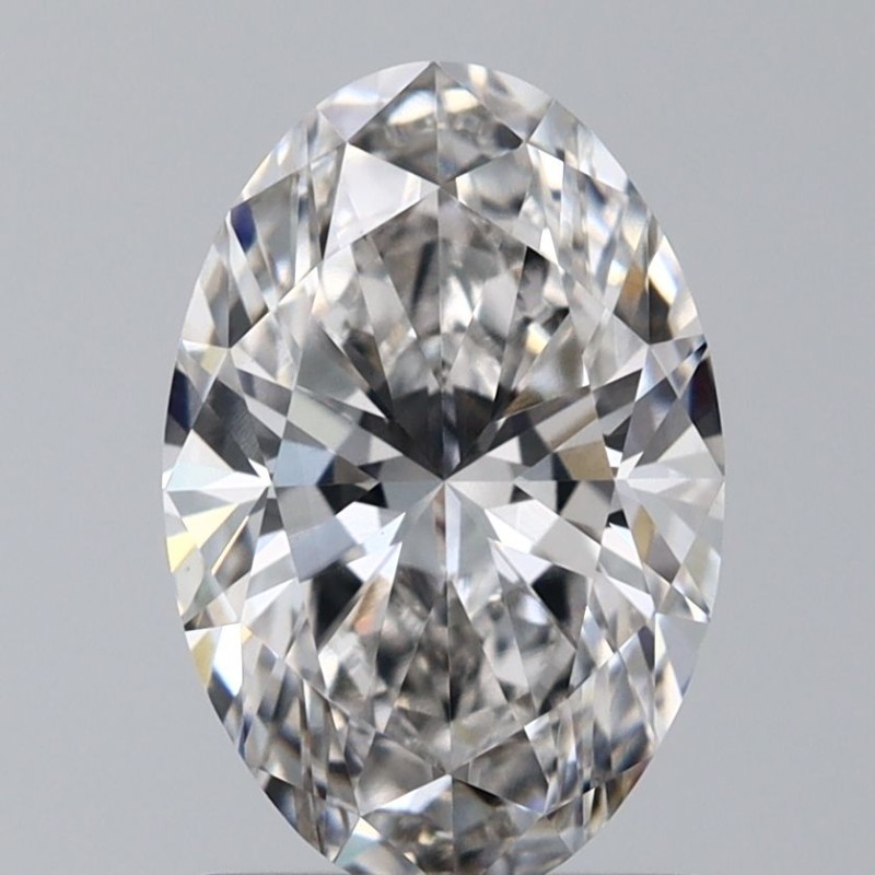 Diament laboratoryjny bezbarwny szlif owalny, 1.55ct, VVS2, F, IGI LG742547977