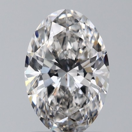 Diament laboratoryjny bezbarwny szlif owalny, 1.55ct, VVS2, F, IGI LG742547977