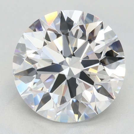 Diament laboratoryjny bezbarwny szlif okrągły, 2.71ct, VVS1, D, GIA 1509580023