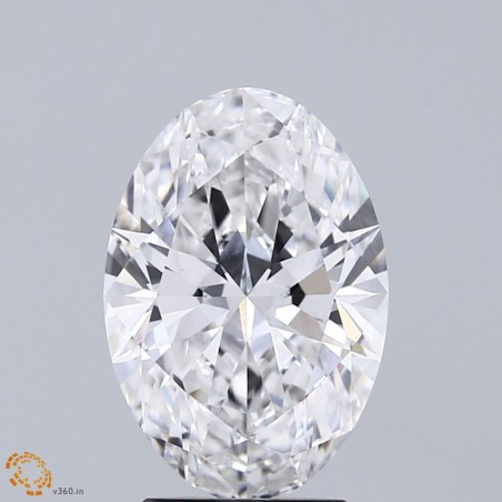 Diament laboratoryjny szlif owalny, 2.52ct, VVS2, D, IGI LG732522917