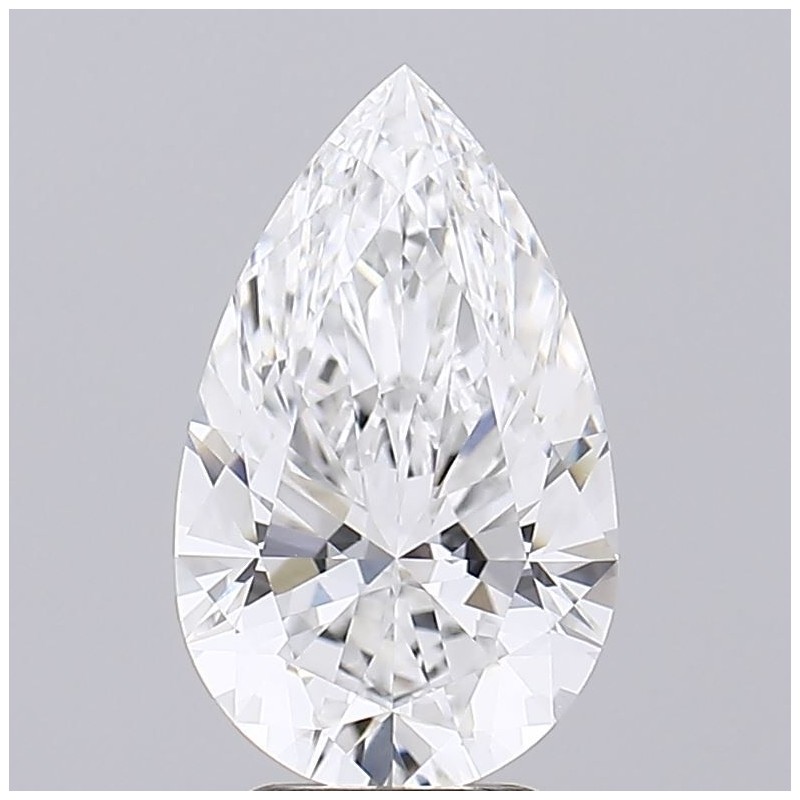Diament laboratoryjny szlif gruszkowy, 2.72ct, VVS2, E, GIA 1483984507