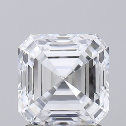 Diament laboratoryjny szlif szmaragdowy kwadratowy, 1.9ct, VVS2, E, IGI LG627475087