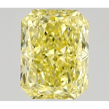 Diament o barwie fantazyjnej radiant, 0.7ct, VVS2, Fancy Yellow, GIA 6525622396