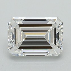 Diament laboratoryjny szlif szmaragdowy, 1.53ct, VVS2, E, IGI LG626435321