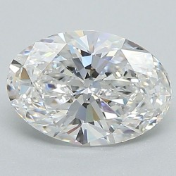 Diament laboratoryjny szlif owalny, 1.35ct, VVS2, D, IGI LG625449483