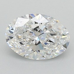 Diament laboratoryjny szlif owalny, 1.09ct, VVS2, D, IGI LG612301098
