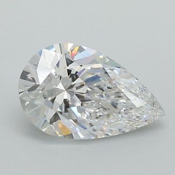 Diament laboratoryjny szlif gruszkowy, 1.59ct, VVS1, D, IGI LG674502433