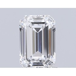 Diament laboratoryjny szlif szmaragdowy, 1.84ct, VVS2, E, IGI LG689535081