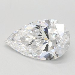 Diament laboratoryjny szlif gruszkowy, 1.5ct, VVS1, D, IGI LG747508414