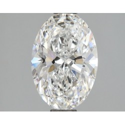 Diament laboratoryjny szlif owalny, 1.62ct, VVS2, E, IGI LG752537879