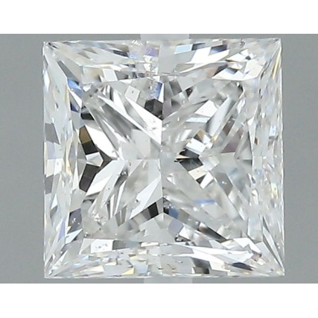 Diament szlif princess, 2ct, SI2, F, GIA 7526050062