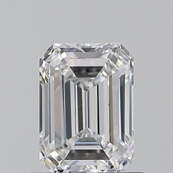 Diament szlif szmaragdowy, 0.9ct, VS2, D, GIA 6535628931