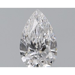 Diament szlif gruszkowy, 0.5ct, SI1, D, GIA 7436762176