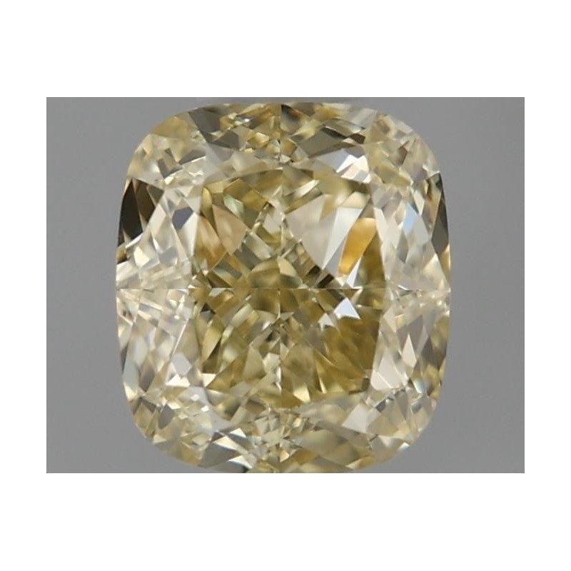 Diament o barwie fantazyjnej szlif poduszkowy modyfikowany, 0.64ct, VS1, Fancy Light Brownish Yellow, GIA 1415901632 Diament o barwie fantazyjnej szlif poduszkowy modyfikowany, 0.64ct, VS1, Fancy Light Brownish Yellow, GIA 1415901632