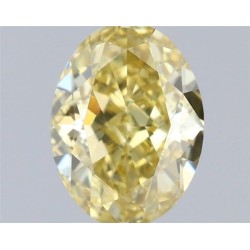 Diament o barwie fantazyjnej szlif owalny, 0.5ct, VS2, Fancy Brownish Yellow, GIA 6295770879