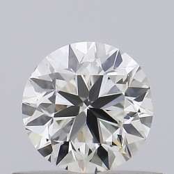 Diament o barwie fantazyjnej szlif okrągły, 0.5ct, VS1, Very Light Yellow Green, GIA 5416016850