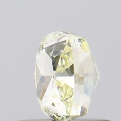 Diament o barwie fantazyjnej szlif poduszkowy modyfikowany, 0.86ct, SI1, Fancy Light Yellow, GIA 1433086971