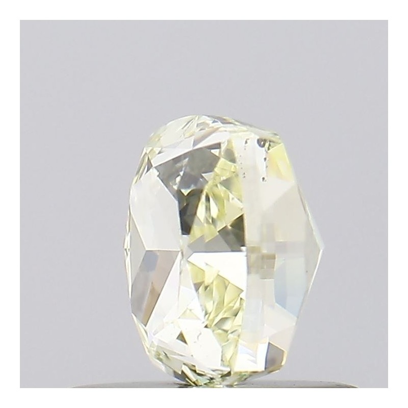 Diament o barwie fantazyjnej szlif poduszkowy modyfikowany, 0.86ct, SI1, Fancy Light  Yellow, GIA 1433086971