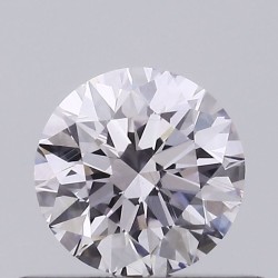 Diament o barwie fantazyjnej szlif okrągły, 0.42ct, SI1, Faint Pink, GIA 1335346989