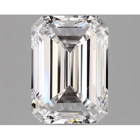 Diament laboratoryjny szlif szmaragdowy, 1.48ct, VVS2, E, IGI LG650400355