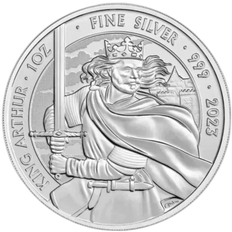 Srebrna moneta 1 uncja x25 Mity i Legendy Król Artur Srebrna moneta 1 uncja x25 Mity i Legendy Król Artur