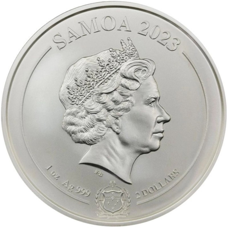 Srebrna moneta 1 uncja x20 Samoa Four Guardians - White Tiger Srebrna moneta 1 uncja x20 Samoa Four Guardians - White Tiger