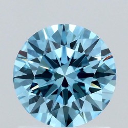 Diament laboratoryjny o barwie fantazyjnej szlif okrągły, 1.06ct, VVS2, Fancy Vivid Blue, IGI LG687572432