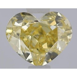 Diament laboratoryjny o barwie fantazyjnej szlif szmaragdowy, 1.59ct, VVS2, Yellow, IGI LG722571123