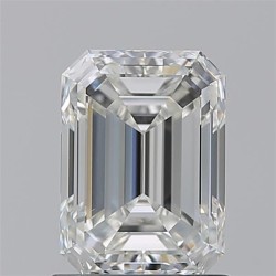 Diament szlif szmaragdowy, 1.51ct, VS1, H, GIA 5543091733
