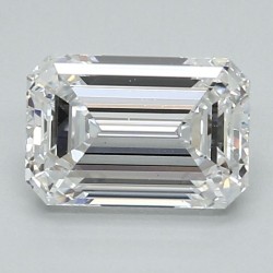 Diament laboratoryjny szlif szmaragdowy, 1.73ct, VVS2, E, IGI LG713594383