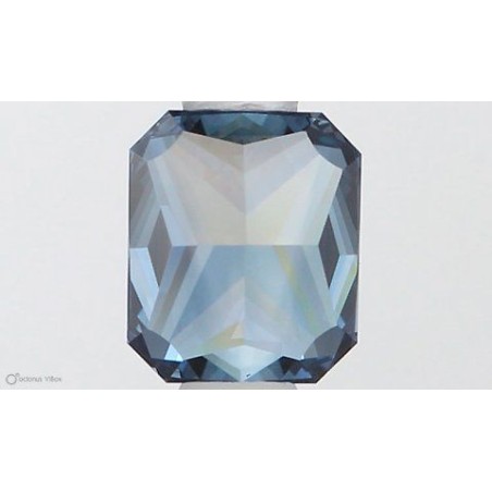 Diament laboratoryjny o barwie fantazyjnej radiant, 0.58ct, VVS1, Fancy Vivid Blue, IGI LG528229703