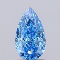 Diament laboratoryjny o barwie fantazyjnej szlif gruszkowy, 1.12ct, VVS2, Fancy Vivid Blue, IGI LG752553463