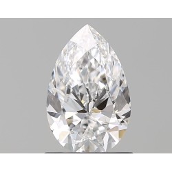 Diament szlif gruszkowy, 1ct, VS2, D, GIA 5543029279