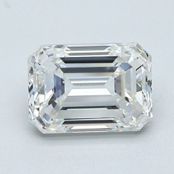 Diament szlif szmaragdowy, 1.5ct, VS2, H, GIA 2231591061