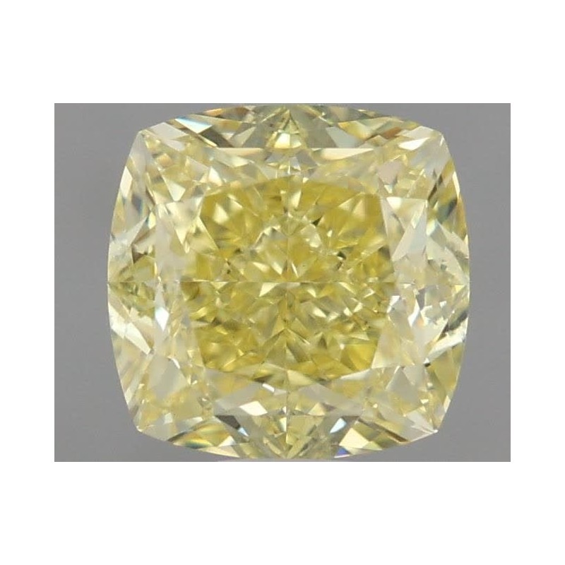 Diament o barwie fantazyjnej szlif poduszkowy brylantowy, 1.25ct, VS1, Fancy Intense Yellow, GIA 1489374482 Diament o barwie fantazyjnej szlif poduszkowy brylantowy, 1.25ct, VS1, Fancy Intense Yellow, GIA 1489374482